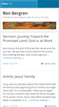 Mobile Screenshot of benbergren.com